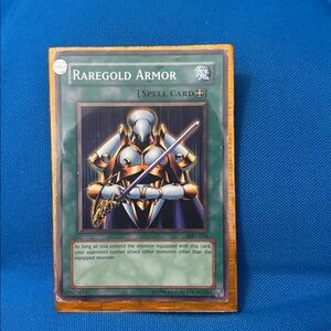 Yugioh Card Raregold Armor Spell Card 1996 NWOTS